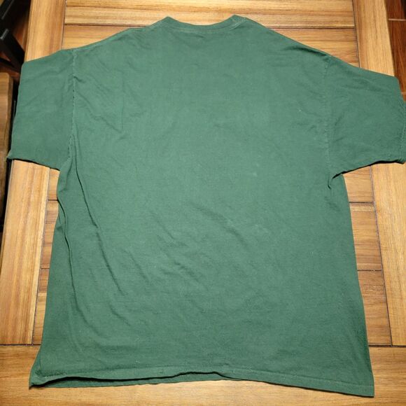 Don't Tread On Me US Marine Corps Graphic SS Green Unisex Tee - Size 2XL - Picture 3 of 5